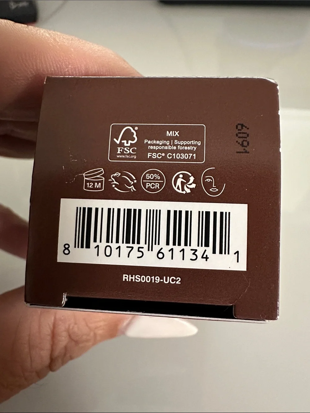 RHODE Pocket Bronze Compact - Deep Brown Packaging
